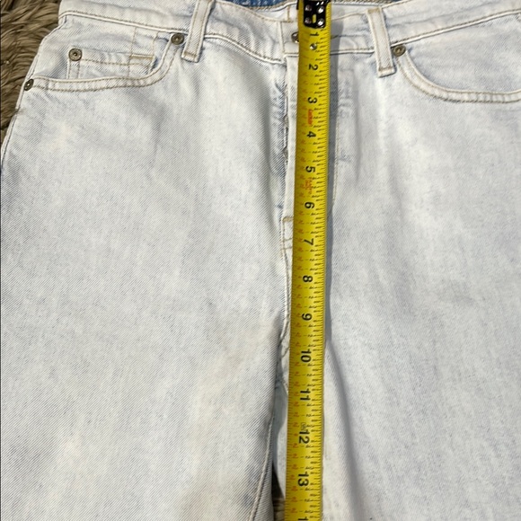 7 For All Mankind Blue Straight Leg Jeans Classic Fit - Picture 5 of 8